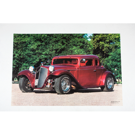 Vintageposter Bilsport Classic Chevrolet -34 Street Rod