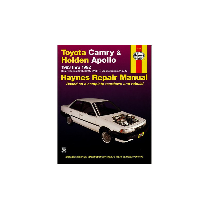 Toyota Camry 1983-1992 Holden Apollo 1989-1993