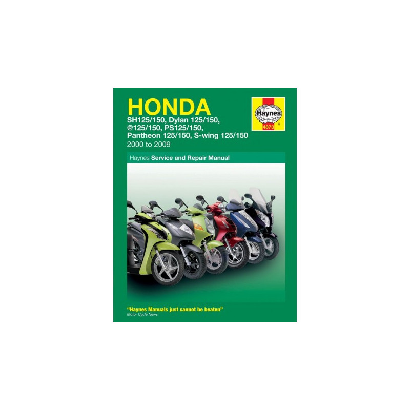 Honda 125 Scooters (SH SES NES PES & FES 125) 2000 - 2009