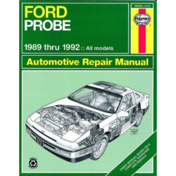 Ford Probe Haynes Repair Manual covering all models including turbo for 1989 thru 1992