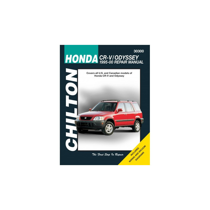 Honda Chilton Repair Manual for 1995-00 covering all models of CR-V and Odyssey