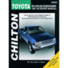 Toyota Pick-up T100 Tacoma Land Cruiser and 4Runner Chilton Repair Manual covering all models for 1997-00