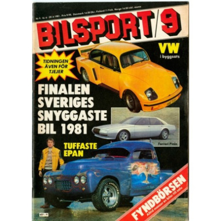 Bilsport nr 9  1981