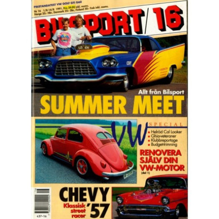 Bilsport nr 16  1991