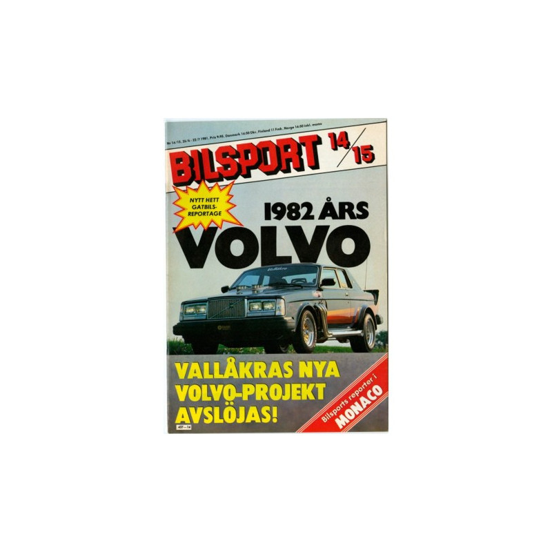 Bilsport nr 14  1981