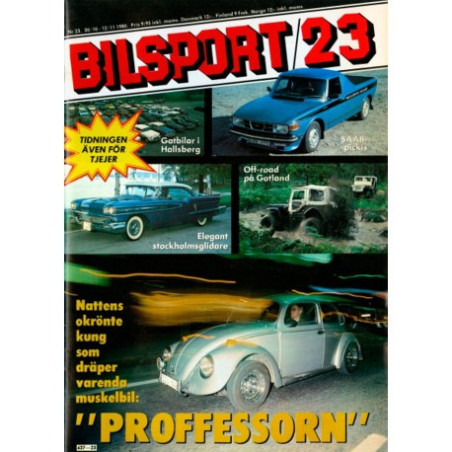 Bilsport nr 23  1980