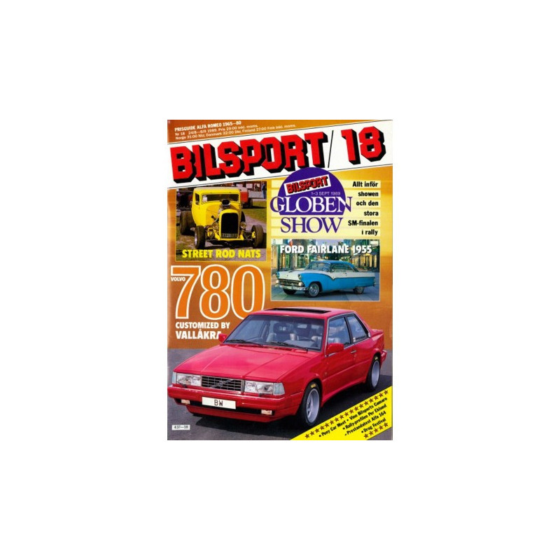 Bilsport nr 18  1989