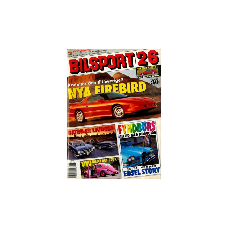 Bilsport nr 26  1992