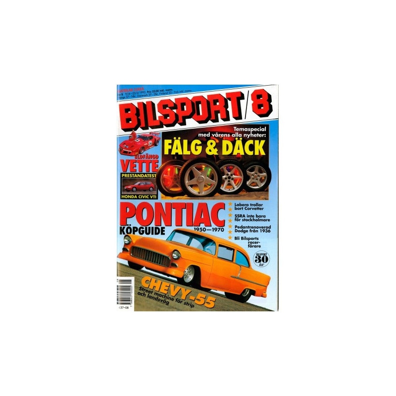 Bilsport nr 8  1992