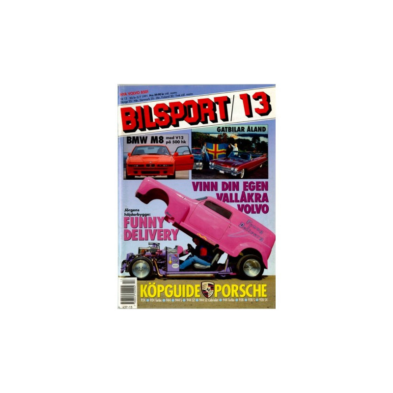 Bilsport nr 13  1991