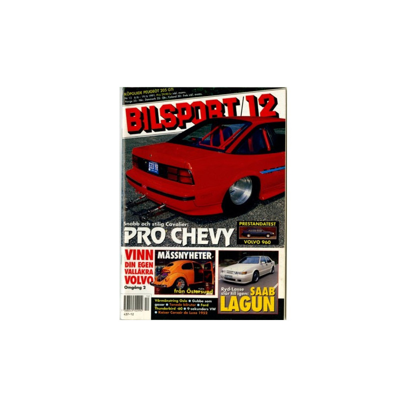 Bilsport nr 12  1991