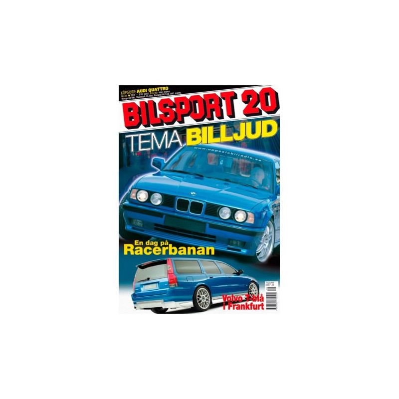 Bilsport nr 20  2001