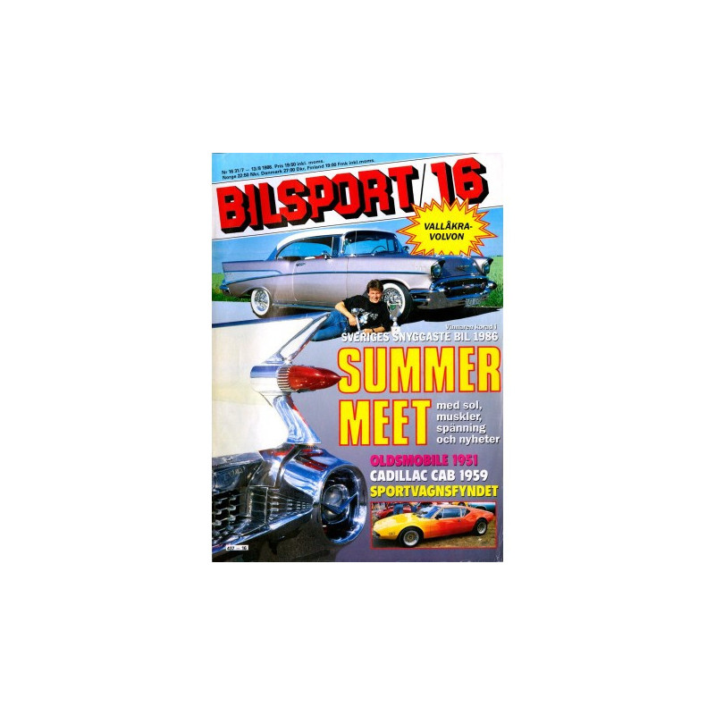 Bilsport nr 16  1986