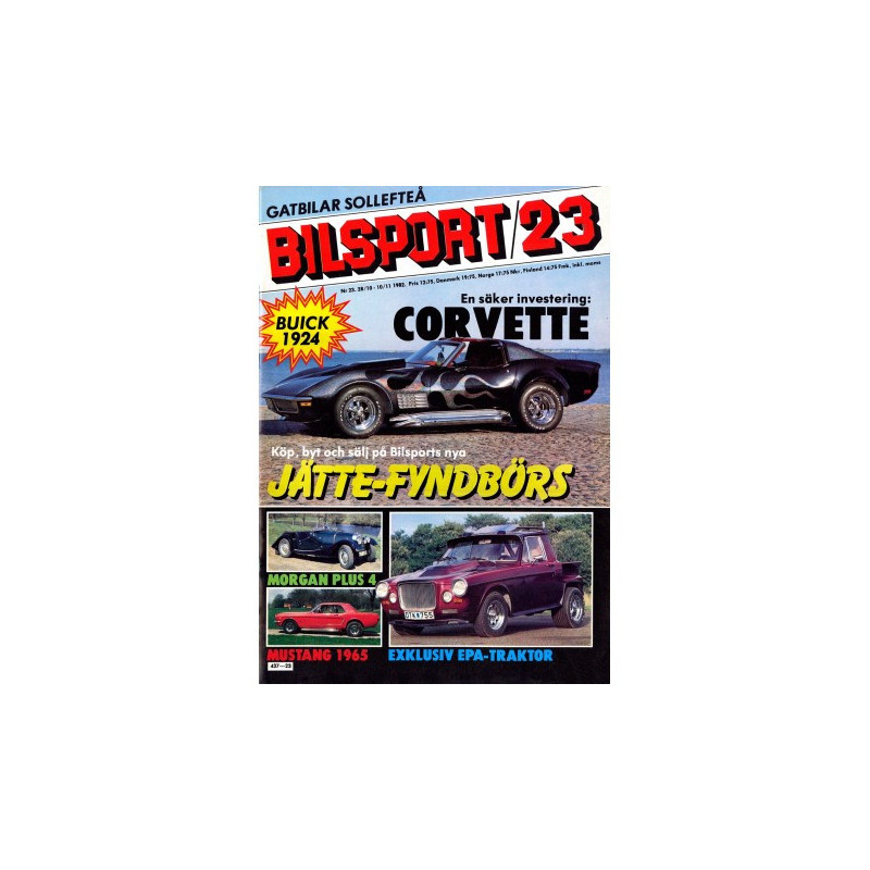 Bilsport nr 23  1982