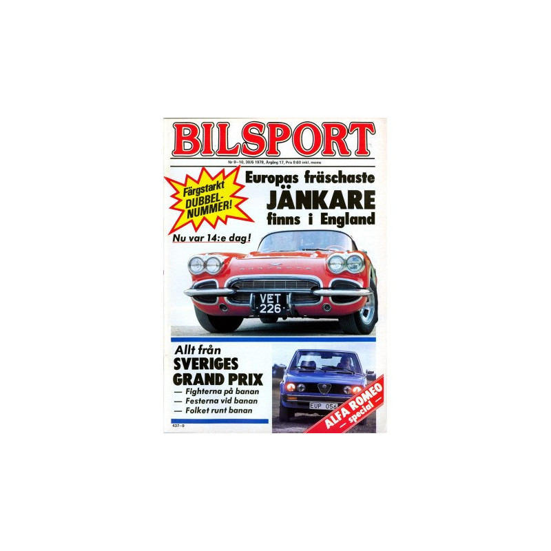 Bilsport nr 9  1978