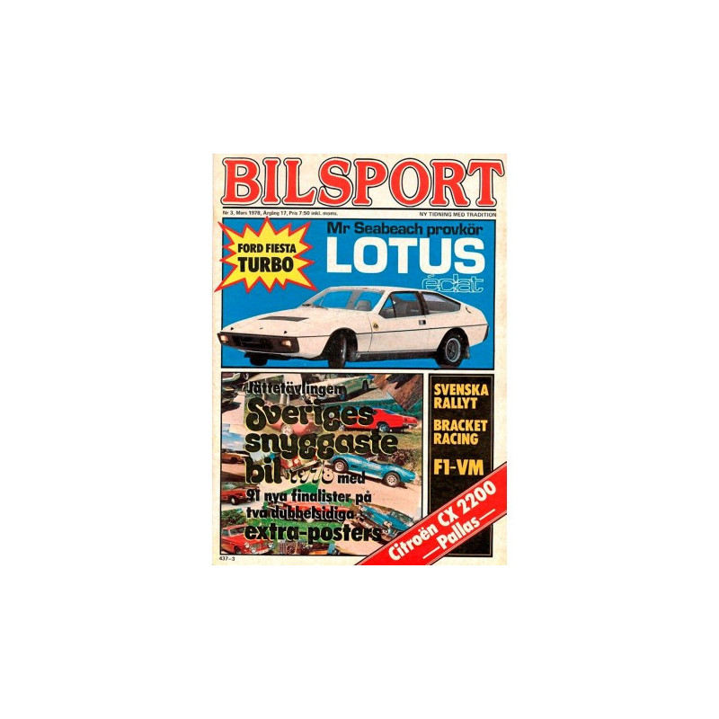 Bilsport nr 3  1978