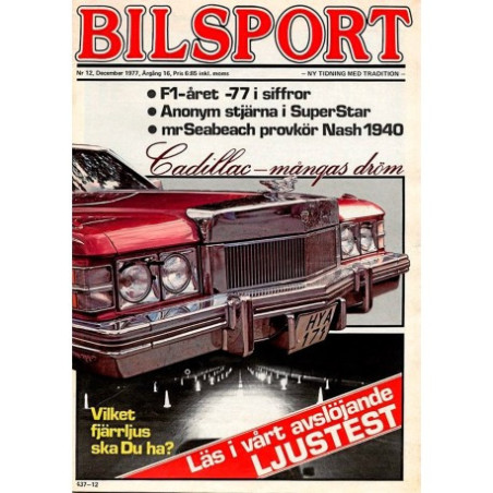 Bilsport nr 12  1977