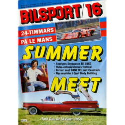 Bilsport nr 16  1987