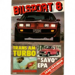 Bilsport nr 8  1981