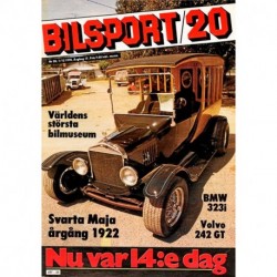Bilsport nr 20  1978